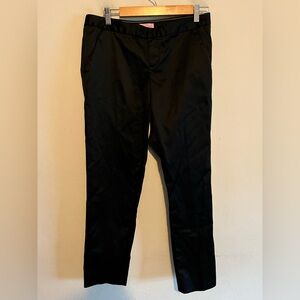 Lilly Pulitzer Black Sateen Split Ankle Dress Pant Size 6 Holiday Formal